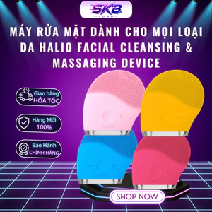 Máy Rửa Mặt Dành Cho Mọi Loại Da Halio Facial Cleansing & Massaging Device - Bảo Hành 12 Tháng