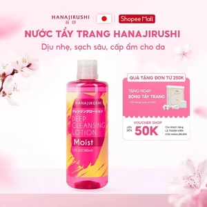 Nước Tẩy Trang Làm Sạch Sâu Hanajirushi Deep Cleansing Lotion Ma 380ml Cho Mọi Loại Da