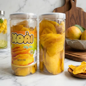 Mứt xoài sấy dẻo - Lon 500g - Phú Quý Food (CÓ BÁN SỈ SLL)