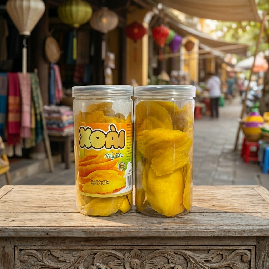 Xoài Sấy Dẻo Muối Ớt - Đặc sản Cam Lâm Nha Trang Khánh Hòa