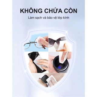Khăn Lau Kính Cận Home Max, Chống Bám Hơi Nước, Chống Mờ Sương Chống Nhờn, Hộp 100 Tờ