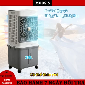 Quạt điều hoà không khí hơi nước,máy quạt hơi nước 3 tốc độ gió,gió xoay tự động 120 °,làm mát nhanh