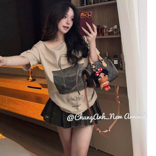 QCL1 2665 Áo thun hình túi xách lệch vai mới về cực xinh(Freesize)