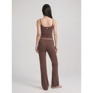 THEKIM Set bộ Yoga , Pilates , Daily Áo 2 dây ( có mút ngực ) nút điều chỉnh và quần ống suông cạp thường CS405406