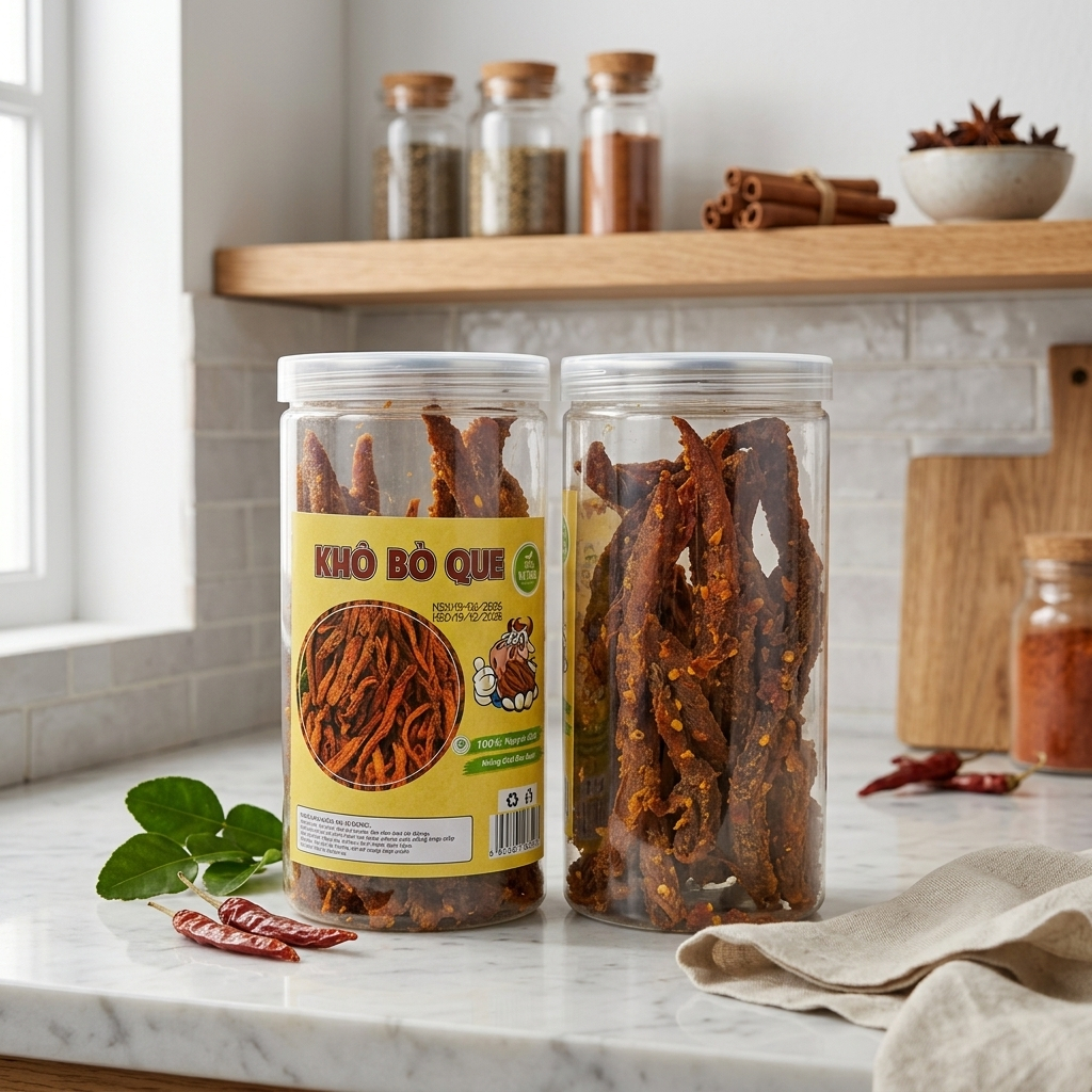 Khô Bò Que Loại Ngon - Hũ 300g