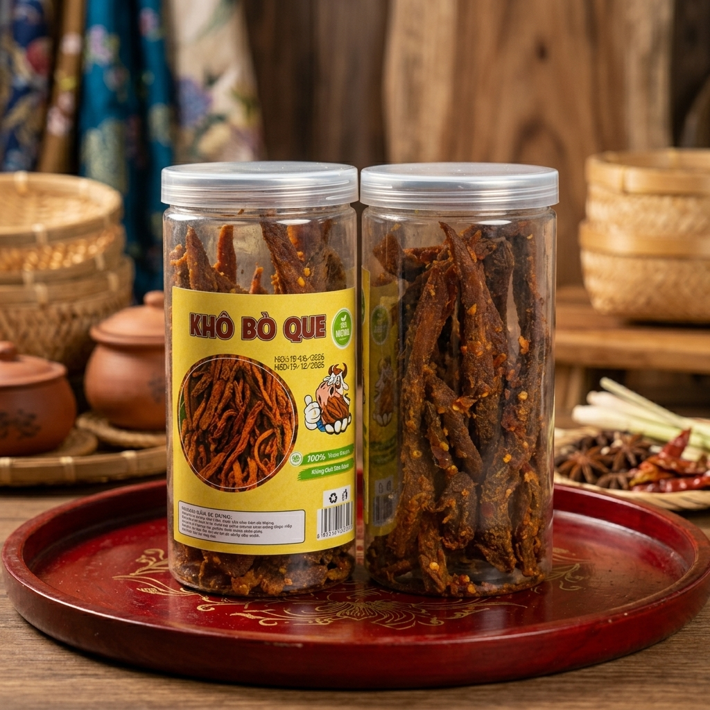 Khô Bò Que Loại Ngon - Hũ 300g