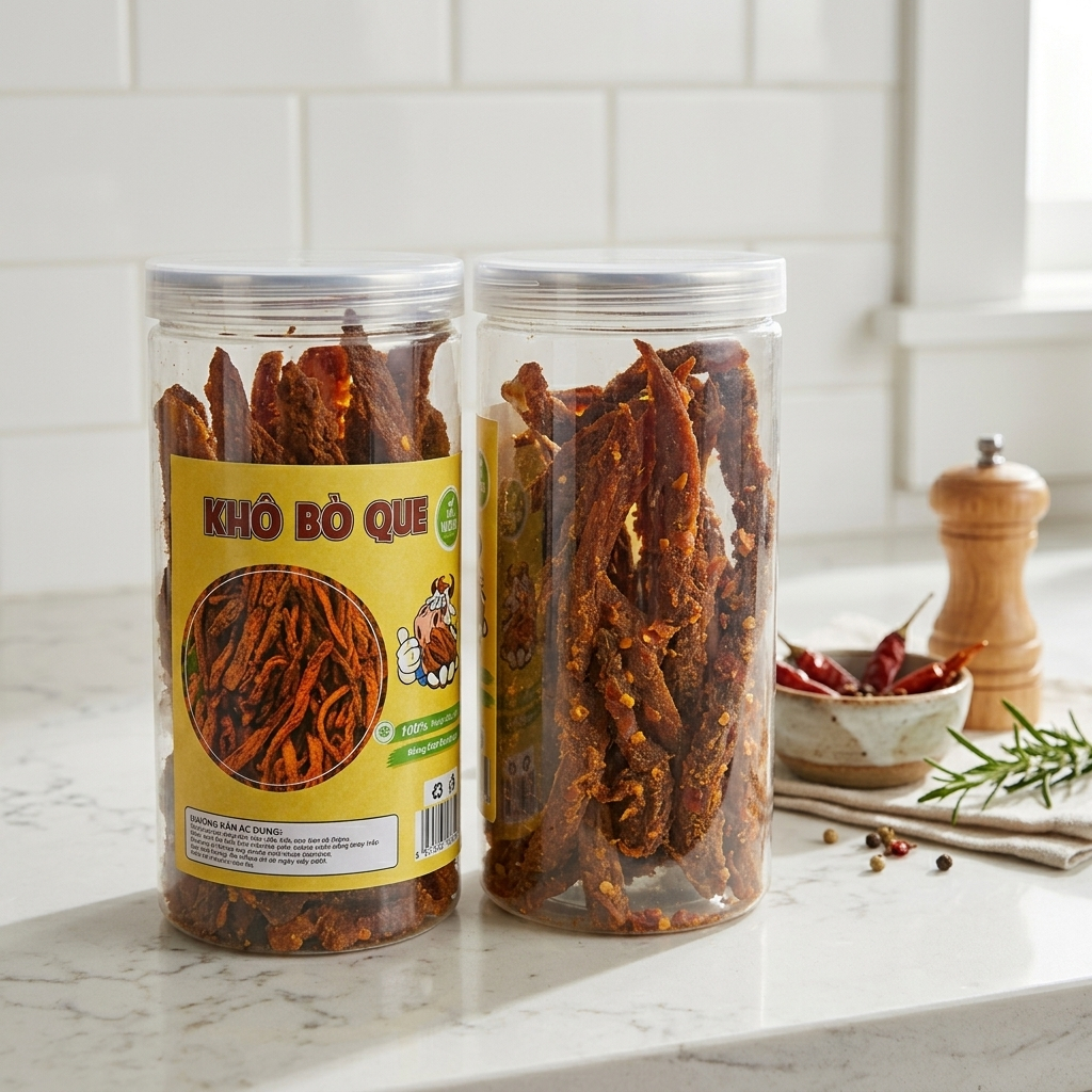 Khô Bò Que Loại Ngon - Hũ 300g