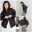 Áo sơ mi đen nữ GILLEE dáng oversized, sơ mi form rộng vải kate Mỹ thanh lịch FAS291