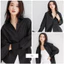 Áo sơ mi đen nữ GILLEE dáng oversized, sơ mi form rộng vải kate Mỹ thanh lịch FAS291