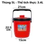 Phích đá, phích giữ nhiệt tròn 3L,5L,7L, 10L,11L, 28LViệt Nhật chất lượng cao (số lít là kích thước cả vỏ ngoài)
