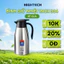 Bình Giữ Nhiệt Inox 304 Cao Cấp 2L – Giữ Nóng Lạnh Lâu, Nắp Rót Tiện Lợi, Dùng Gia Đình & Văn Phòng – HIGHTECH