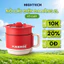 Nồi Lẩu Điện Mini Đa Năng HT-CL09 Tay Cầm Gấp Gọn, Chống Dính, Công Suất 450W, Nấu Cháo/Chiên/Xào – HIGHTECH