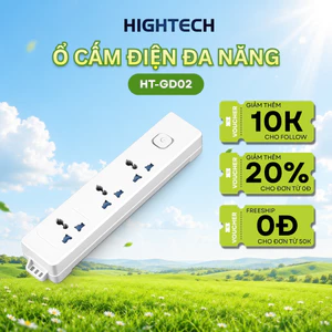 Ổ Cấm Điện Đa Năng Công Suất 2500w, Có Công Tắc Bật và Tăt, Dây Dài 3M - Hightech Store