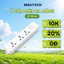 Ổ Cấm Điện Đa Năng Công Suất 2500w, Có Công Tắc Bật và Tăt, Dây Dài 3M - Hightech Store