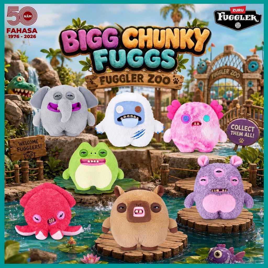 Đồ Chơi Sưu Tầm Quái Ú Khổng Lồ Fuggler Bigg Chunky Fuggs 18 Inch - Zuru Toys 15797 (Nhiều Màu)