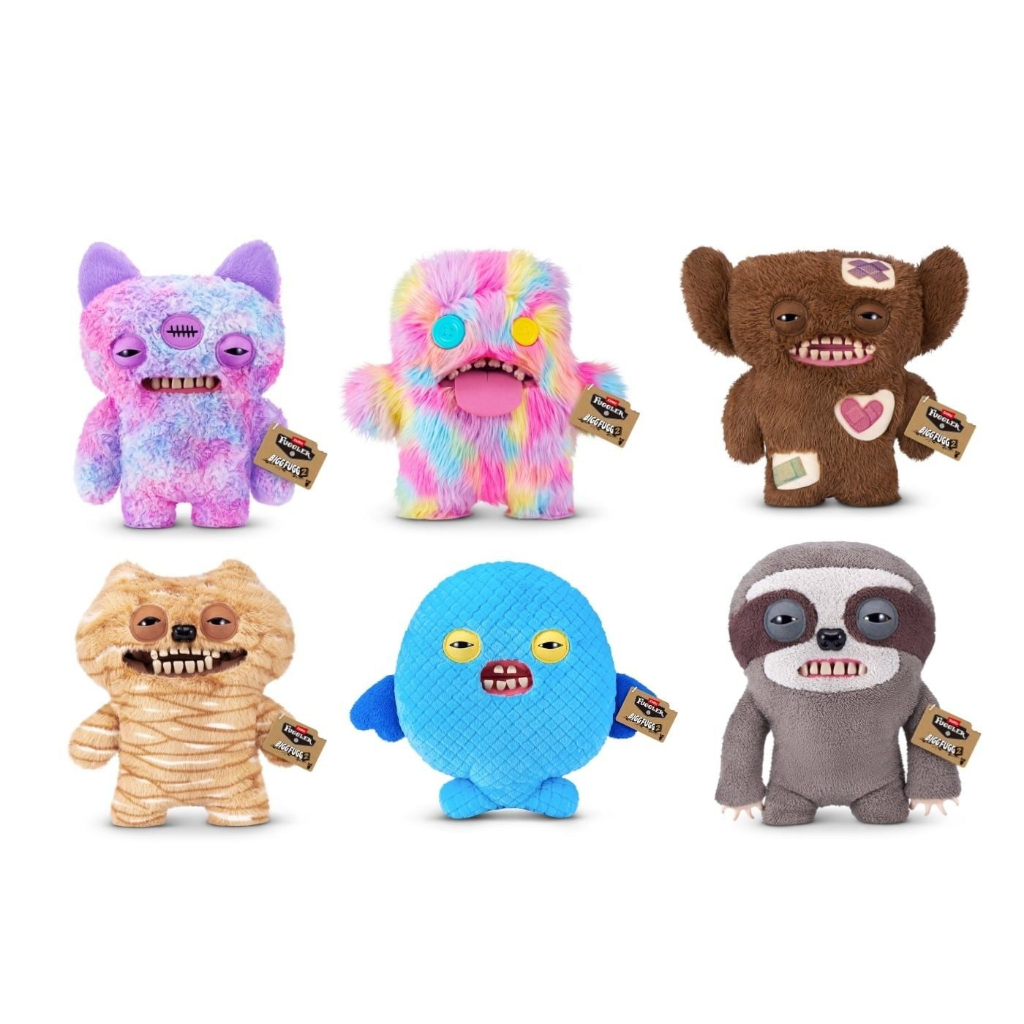 Đồ Chơi Sưu Tầm Quái Thú Khổng Lồ Fuggler Bigg Fugg 18 Inch - Zuru Toys 15758 - Lười Xám/Gấu Nâu/Gấu Vằn/Cá Xanh...