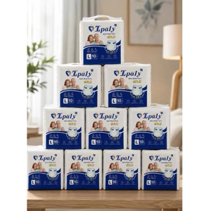Combo 100 miếng bỉm quần cho người già người lớn Ipaly, phù hợp trọng lượng từ 35kg đến 85kg