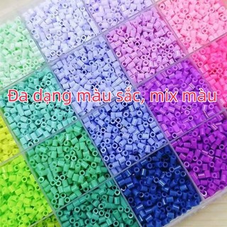 【Hạt tổng hợp 2.6mm/Bộ combo】Hạt nhựa nóng chảy – Hạt phối hợp – Đồ chơi trẻ em DIY – Nhiều màu sắc để lựa chọn