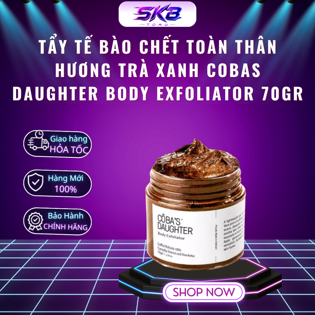 Tẩy tế bào chết toàn thân CoBas Daughter Body Exfoliator 70gr