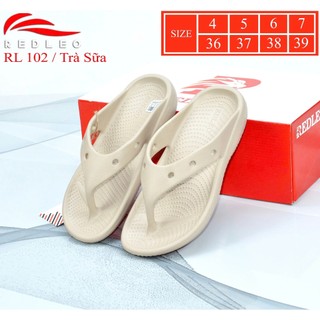 (Tặng kèm charm) Dép kẹp xỏ ngón tông lào REDLEO nữ RL102 đúc cao su EVA nguyên khối êm mềm nhẹ chống trơn trượt