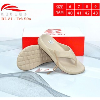 Dép kẹp xỏ ngón tông lào REDLEO RL81 đúc cao su EVA nguyên khối êm mềm nhẹ chống nước chống trơn trượt