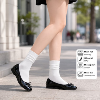 [ Combo 5 Đôi ] Tất Nữ Đi Nắng Cổ Cao SOIN Mỏng Mềm Mát Thoáng Khí