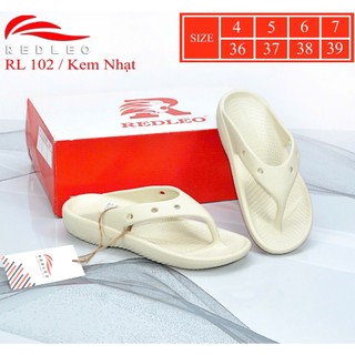(Tặng kèm charm) Dép kẹp xỏ ngón tông lào REDLEO nữ RL102 đúc cao su EVA nguyên khối êm mềm nhẹ chống trơn trượt