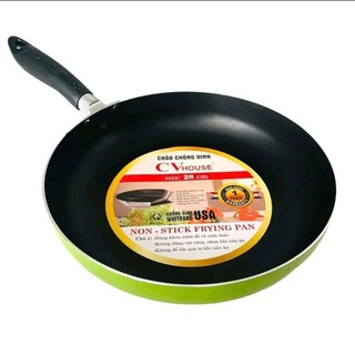 (Hàng Loại 1) (ComBo 2) Chảo size 26 tặng kèm size 20cm. Chảo Chống Dính CV House Hợp Kim Nhôm. (Ko dùng cho bếp từ)