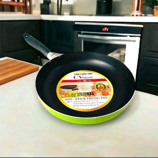 (Hàng Loại 1) (ComBo 2) Chảo size 26 tặng kèm size 20cm. Chảo Chống Dính CV House Hợp Kim Nhôm. (Ko dùng cho bếp từ)