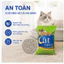 Cát Vệ Sinh Mèo LUNA 9L Vón Cục Siêu Nhanh - Khử Mùi Hiệu Quả-Ít Bụi-Hương Chanh,Cà Phê,Lavender,Táo