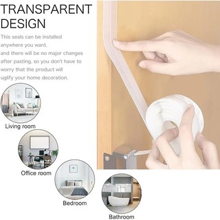 Ron Cao Su Cuộn Dài 5md x 3.5cm - Ron Dán Chặn Khe Cửa - Chống Bụi,Ngăn Gió Lùa, Côn Trùng Tiện Lợi$