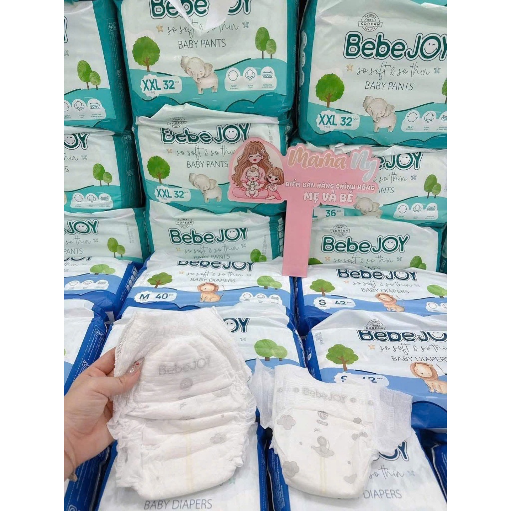 (Kèm quà inbox) TÃ BEBEJOY - Êm mềm vượt trội - Thấm hút đỉnh cao