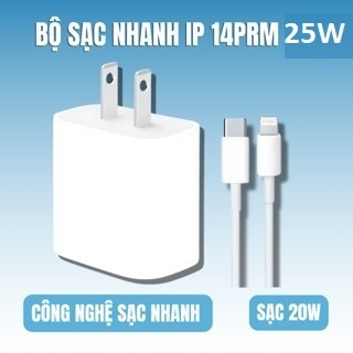 Bộ Sạc Nhanh iP Đầy Đủ Các Loại 5W | 25W | 30W từ 6/thường đến 15/Pro/Max Bền Bỉ BH 06 Tháng