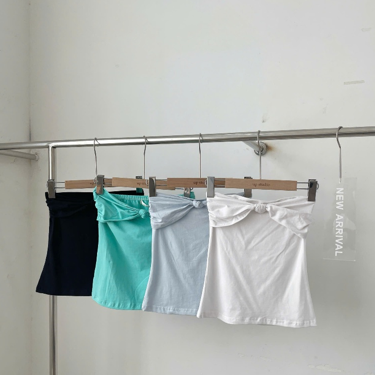 Lorna Top (TSW) Áo quây thun nơ ngực basic Nữ the.sweaterweather