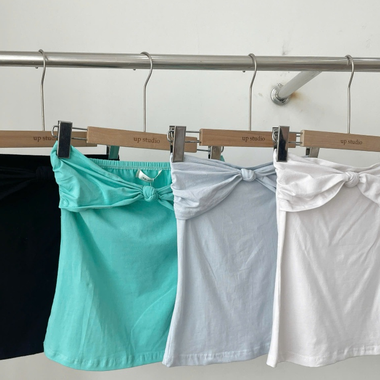 Lorna Top (TSW) Áo quây thun nơ ngực basic Nữ the.sweaterweather