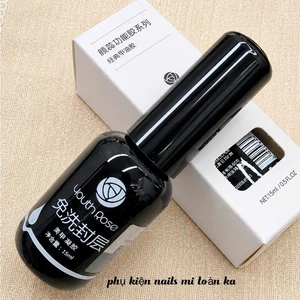 Top Gel Hoa Hồng 15ml – Sơn Phủ Bóng Móng Gel, Dễ Thao Tác