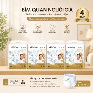 Bỉm Quần Người Già MioBusS combo 40 Miếng - Mềm Mại - Thoáng Mát
