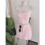 SET ÁO CROPTOP VIỀN NGỰC PHỐI CHÂN VÁY DẠ, SET ĐỒ NỮ TIỂU THƯ SANG CHẢNH | MEOINDAHOUSE