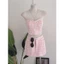 SET ÁO CROPTOP VIỀN NGỰC PHỐI CHÂN VÁY DẠ, SET ĐỒ NỮ TIỂU THƯ SANG CHẢNH | MEOINDAHOUSE
