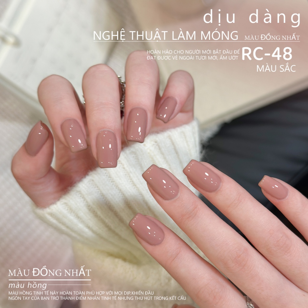XEIJAYI 15ml - Sơn móng tay dạng gel màu hồng nâu mới, độ bóng lâu trôi, hoàn hảo cho việc tự làm nghệ thuật vẽ móng.