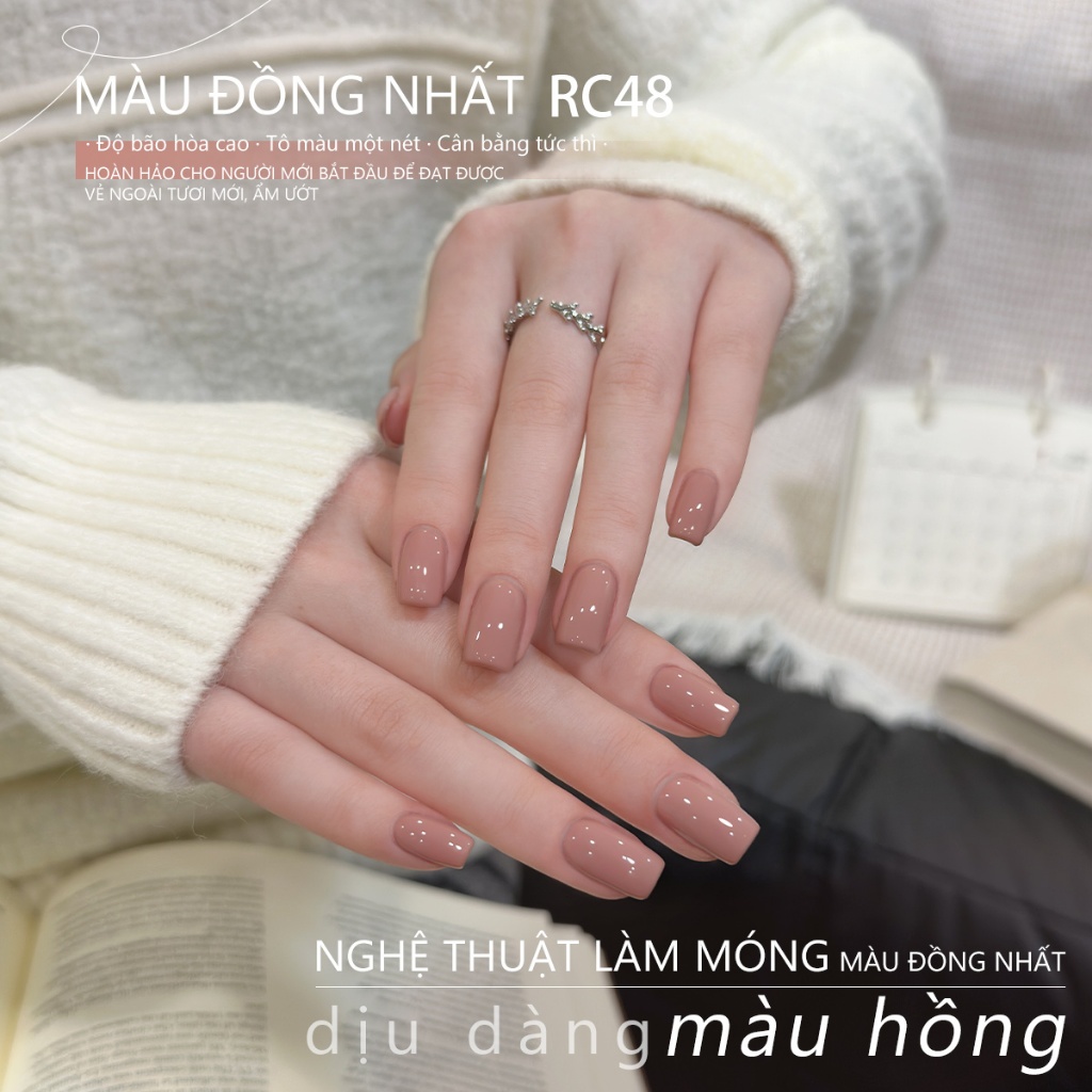 XEIJAYI 15ml - Sơn móng tay dạng gel màu hồng nâu mới, độ bóng lâu trôi, hoàn hảo cho việc tự làm nghệ thuật vẽ móng.