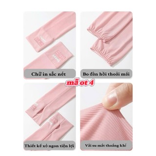 [HOT] Ống Tay Chống Nắng Thun Lạnh Cao Cấp - Che Phủ Toàn Cánh Tay, Không Bí Nóng Chống Tia UV/Tia Cực Tím Nhiều Mẫu Mới