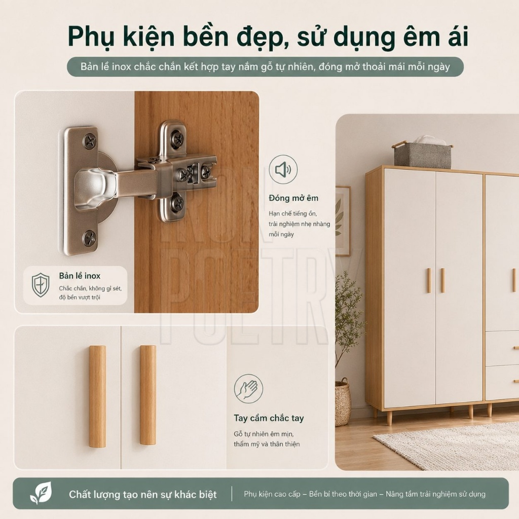 Tủ Quần Áo IRONPO 2 Cánh Kích Thước 60cm Hoặc 80cm Có Mẫu 2 Ngăn Kéo Thiết Kế Nhỏ Gọn Cho Phòng Ngủ
