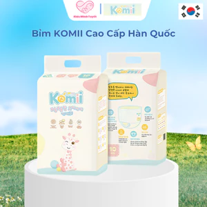 Bỉm KOMII Cao Cấp Hàn Quốc Quần Dán Full Size Cho Bé Siêu Thấm Hút Và Khô Thoáng Tiện Lợi