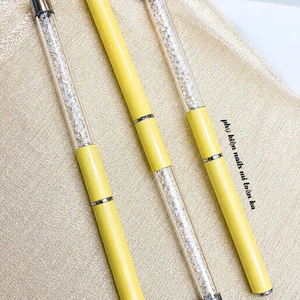 Cọ Ombre Cán Đá Vàng – Cọ Tán Màu Nail, Dụng Cụ Trang Trí Móng