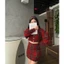 SET DẠ TWEED ĐỎ ĐÍNH NÚT NGỌC, SET ĐỒ NỮ TIỂU THƯ SANG CHẢNH | MEOINDAHOUSE