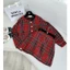 SET DẠ TWEED ĐỎ ĐÍNH NÚT NGỌC, SET ĐỒ NỮ TIỂU THƯ SANG CHẢNH | MEOINDAHOUSE