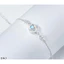 lắc tay đá moon bạc ta dây có tua chỉnh