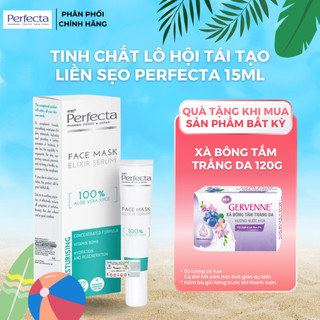 Tinh Chất Lô Hội Tái Tạo Liền Sẹo Perfecta Face Mask Elixir Serum 100% Aloe Vera Juice 15ml