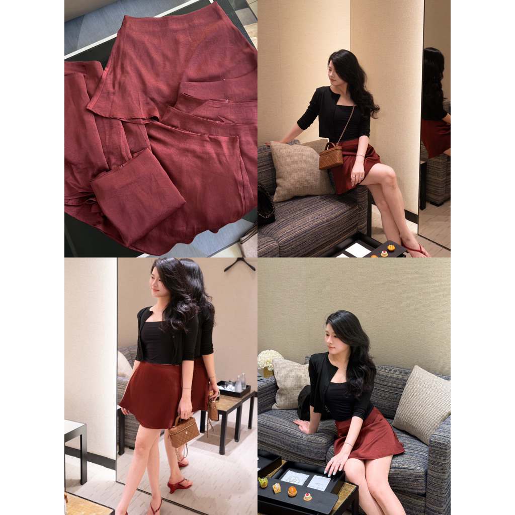 Chân Váy Lụa Poppop Skirt Dáng Ngắn Xoè Nhẹ | HÈO